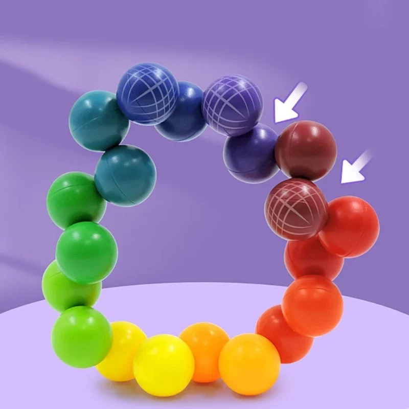 Torção portátil squeeze bola durável plástico quebra-cabeça cubos brinquedo para adultos crianças alívio do estresse viagem