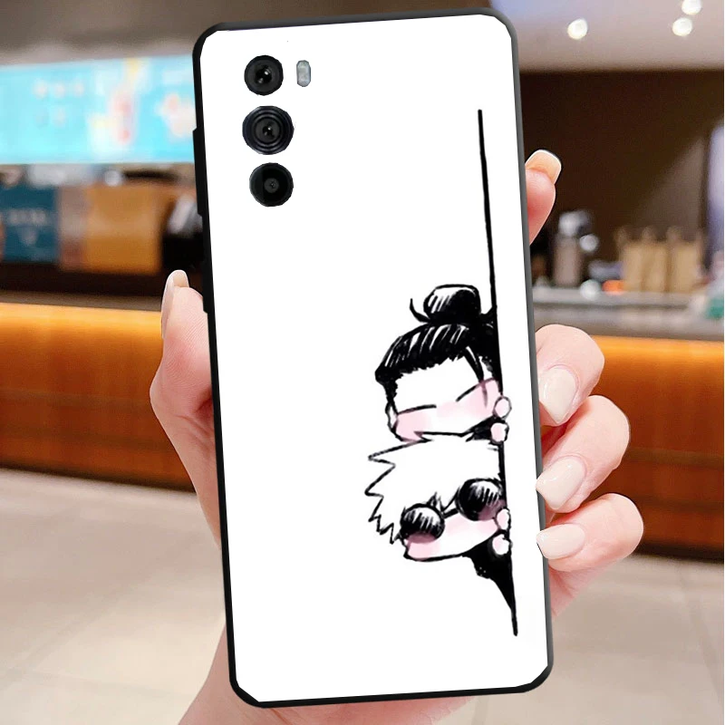 Geto and Gojo Anime Funda Phone Case For Motorola Edge 50 40 Pro 60 50 40 30 Ultra Neo Fusion Moto G Play G Stylus G Power G