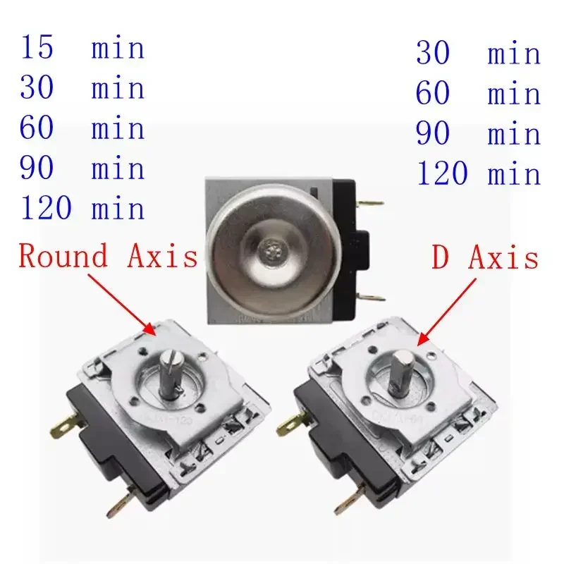 Universal  mins Timer 250V 16A Timer Switch DKJ-Y For Electric Oven Pressure Cooker Rice Cooker Spare Parts 15/30/60/90/120