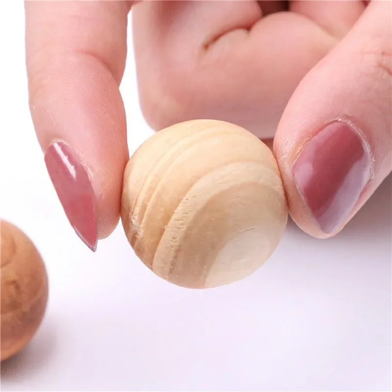 Wardrobe Camphor Ball Bead Wooden Ball Wardrobe Odor Removal Ball