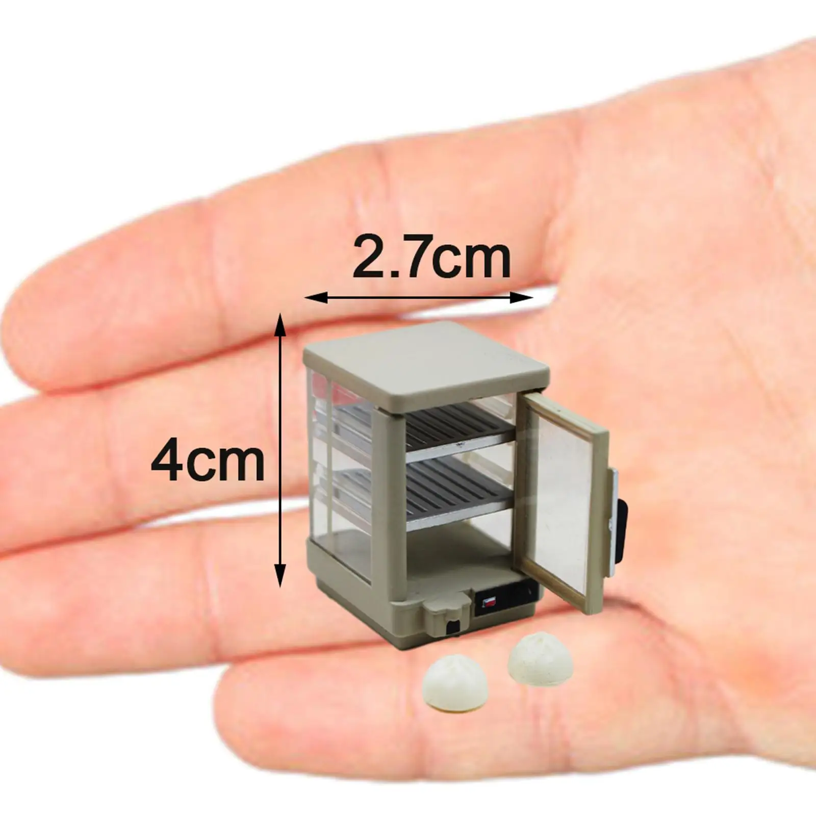 Gabinete de comida para casa de muñecas 1/6 1/12, muebles de gabinete en miniatura para juego de imitación