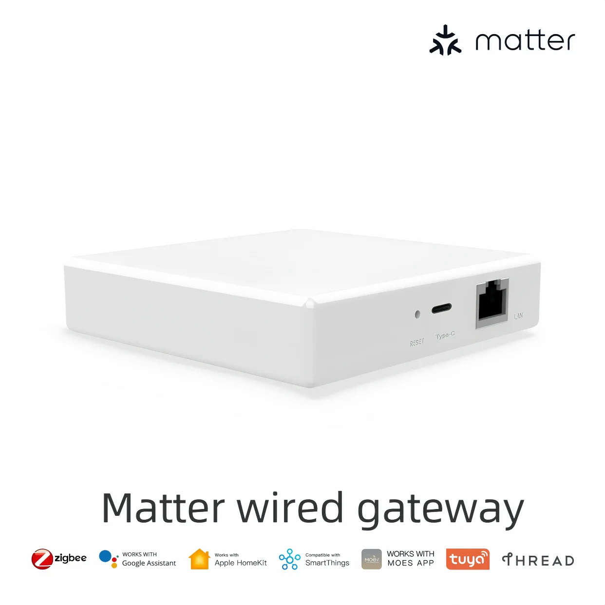 Tuya Matter Smart Gateway and Tuya Zigbee Wired Gateway are compatible with HomeKit, Google Home, Alexa, SmartThings Zemismaryt