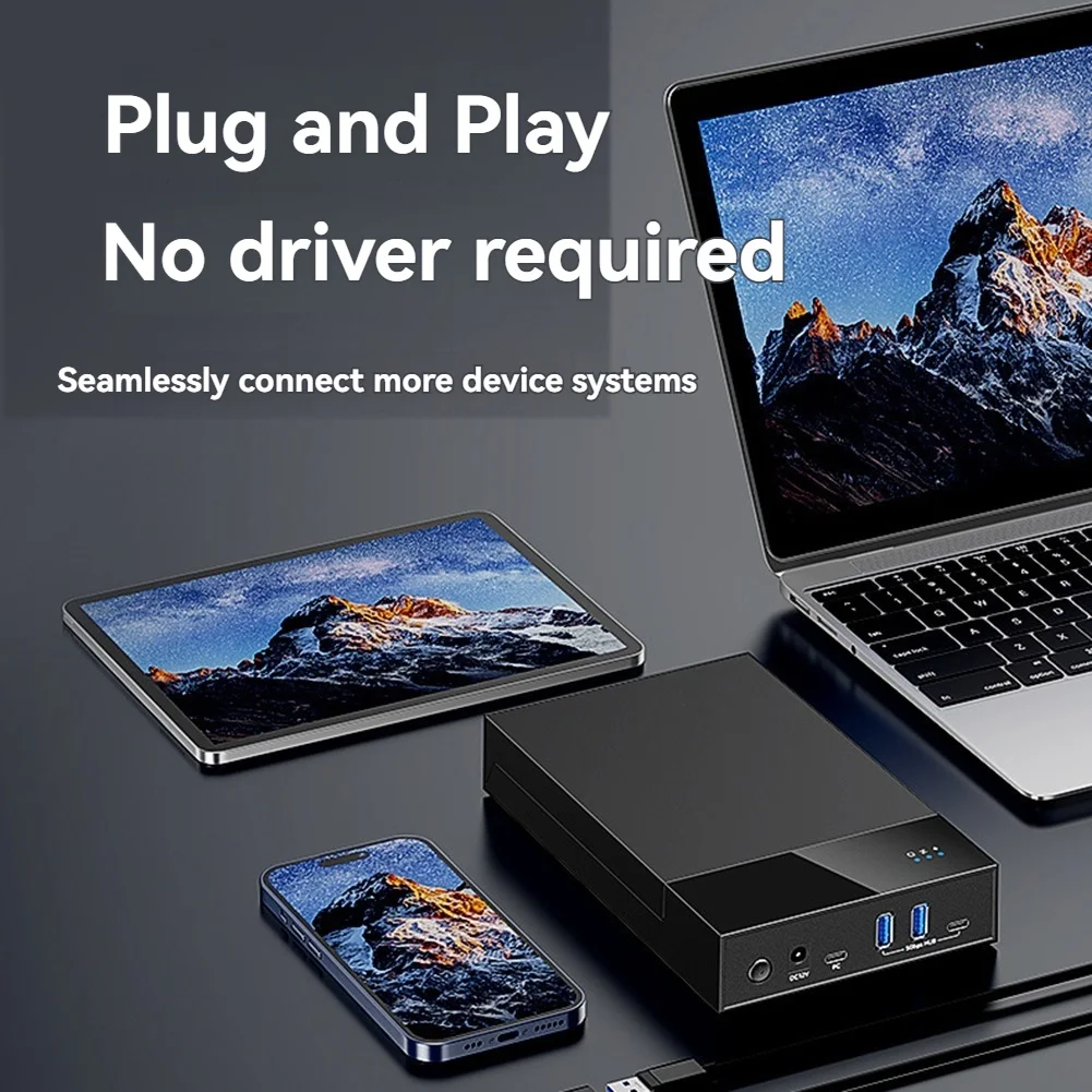 【dt56】usb-30-35インチsataドライブドッキングステーション、35インチ-25インチsata-ssd-hdd用外付けハードディスクエンクロージャー、20tb、イギリス式プラグ