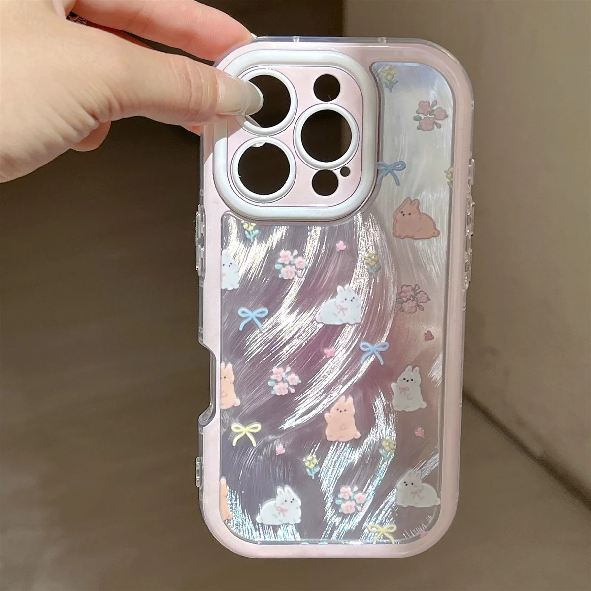 جديد HelloKitty لهاتف iPhone 16 15 14 13 Pro Max - حافظة هاتف كورية لطيفة فاخرة أنيقة مضادة للصدمات، صندوق غطاء جميل مضاد للسقوط