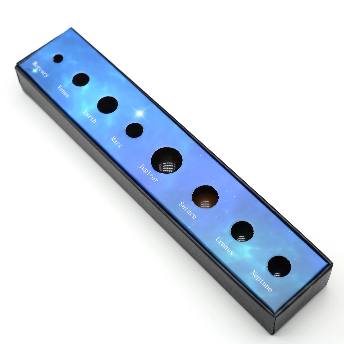 ثمانية كواكب من النظام الشمسي نموذج مجموعة علمية شقرا اليوغا الحجر الطبيعي الكريستال الطاقة المعدنية عينة ديكور المنزل #5