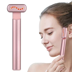EMS LED Eye Facial Massager Heating Vibration Tighten Skin Remove Wrinkle Essence Beauty Anti Aging Skin Tightening Beauty Wand
