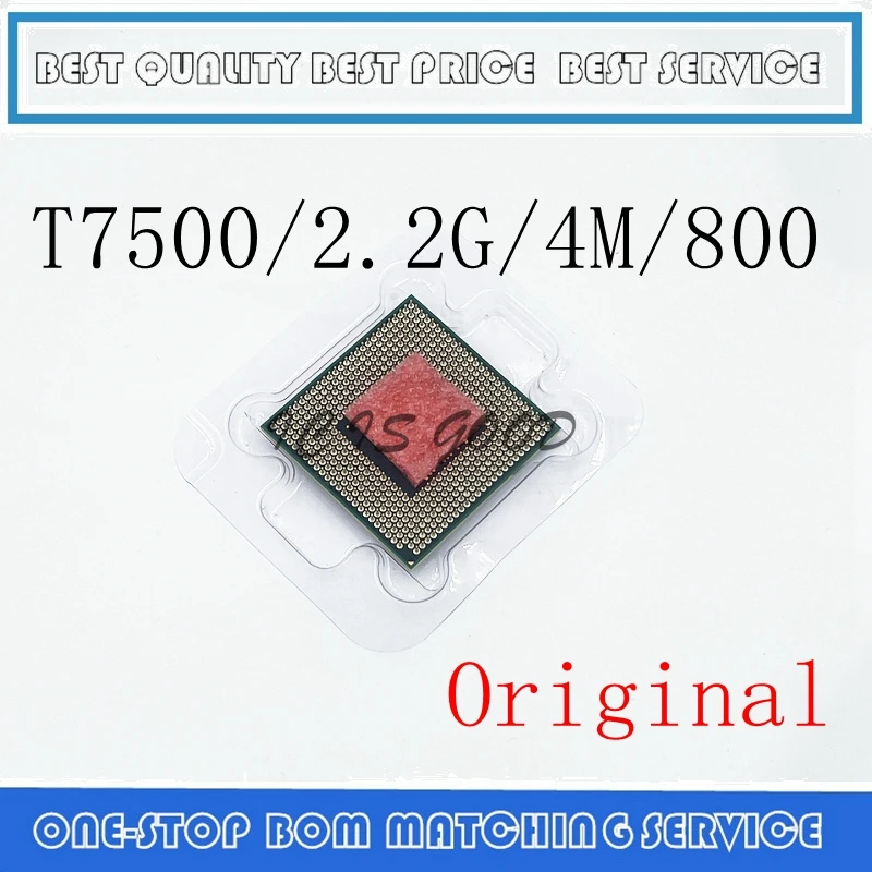 Core 2 Duo T7500 Cpu 4M Socket 478 Cache/2.2Ghz/800/Dual-Core Laptop processor
