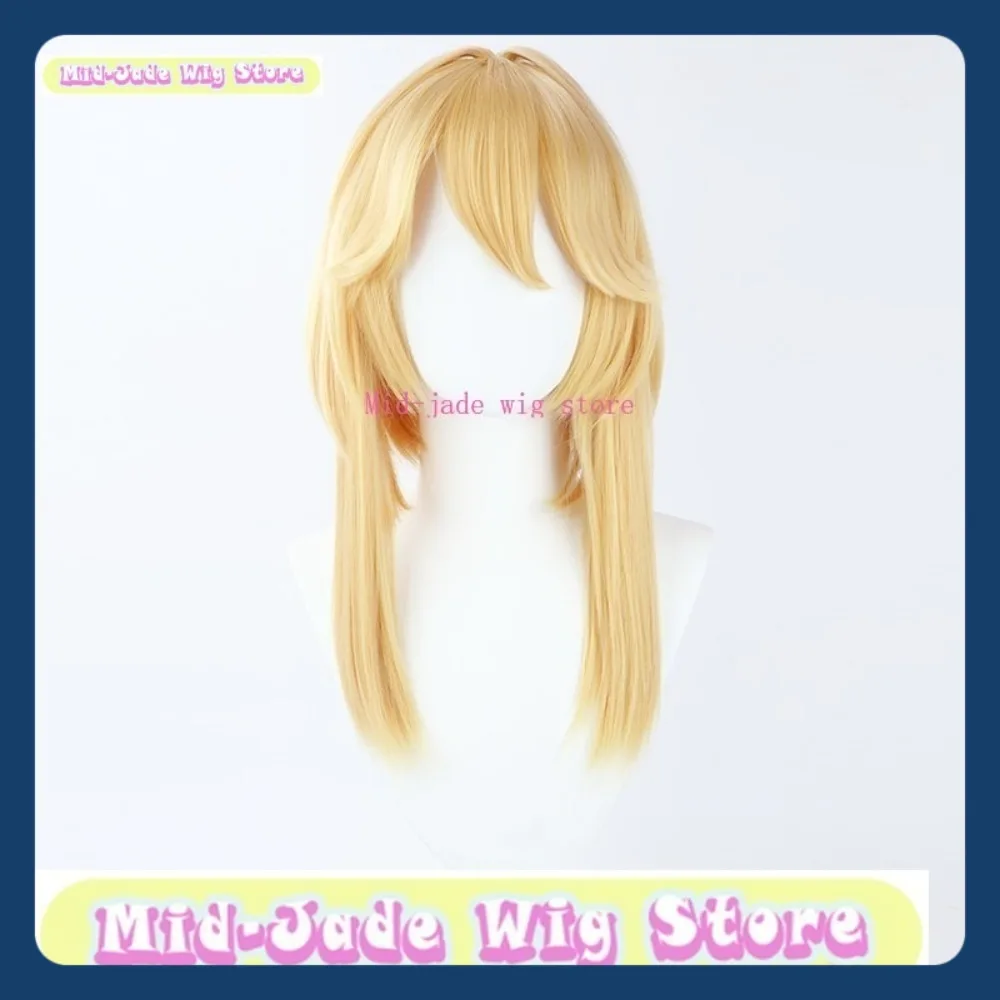 Peruka Mid-jade Wig Store Guilty Gear Bridget Cosplay Anime Gra Role Playing Halloween Party Kostium Rekwizyty Syntetyczne Włosy