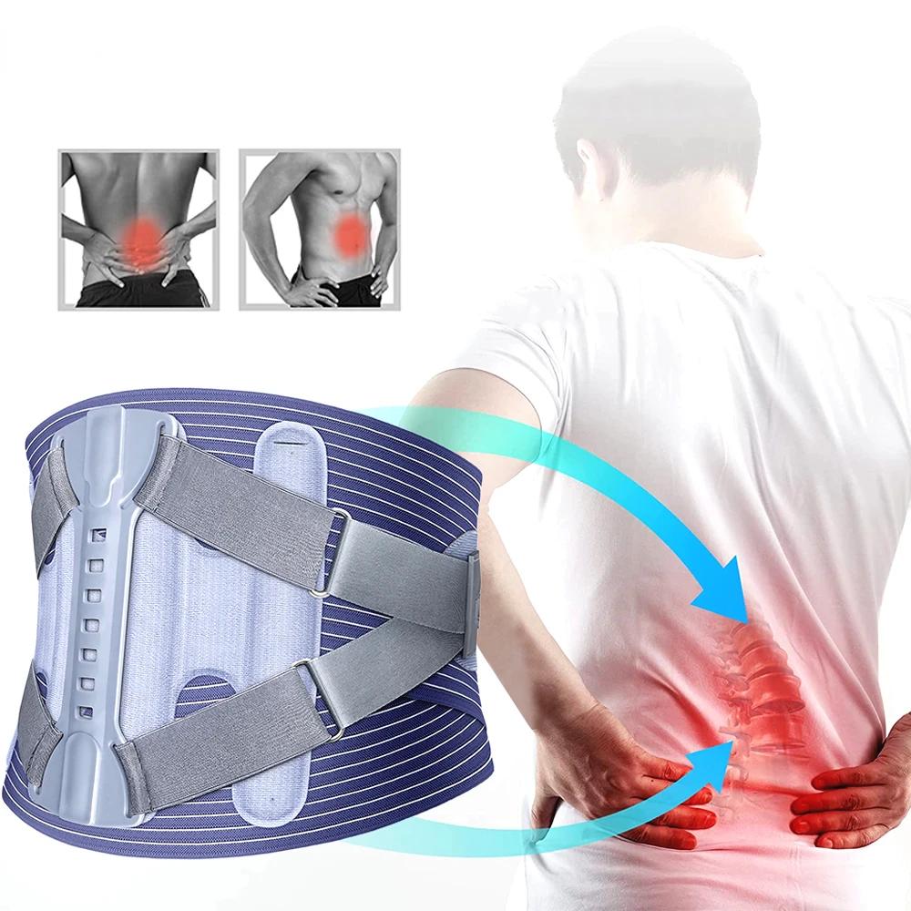 

Back Brace, Immediate Relief From Back Pain, Herniated Disc, Sciatica, Scoliosis Breathable Waist Lumbar Lower Back Support Belt