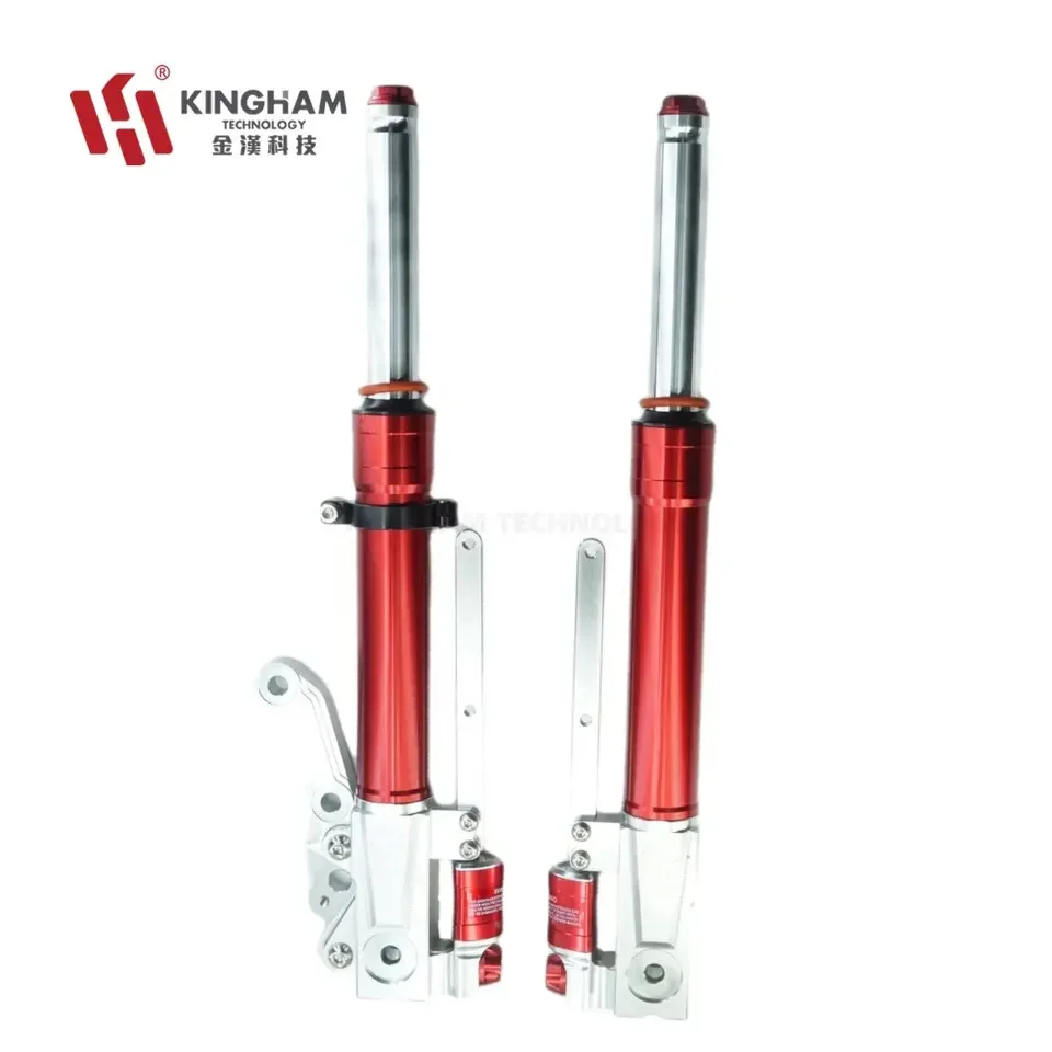 KINGHAM Front Shock Absorber For YAMAHA Aerox NVX CNC Aluminum Shock Absorber For Motorcycle Customization Front Shock Absorber