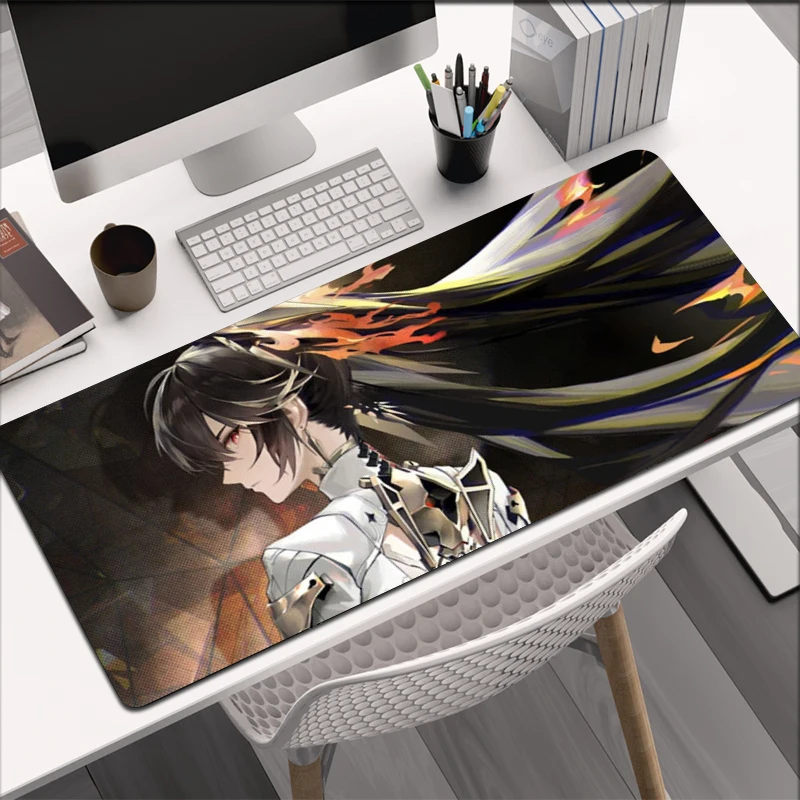 GRAY RAVEN PUNISHING Large Mouse Pad Beautiful Girl Card Pad Anime Cartoon Game Office Desktop Protective Pad Holiday Gifts