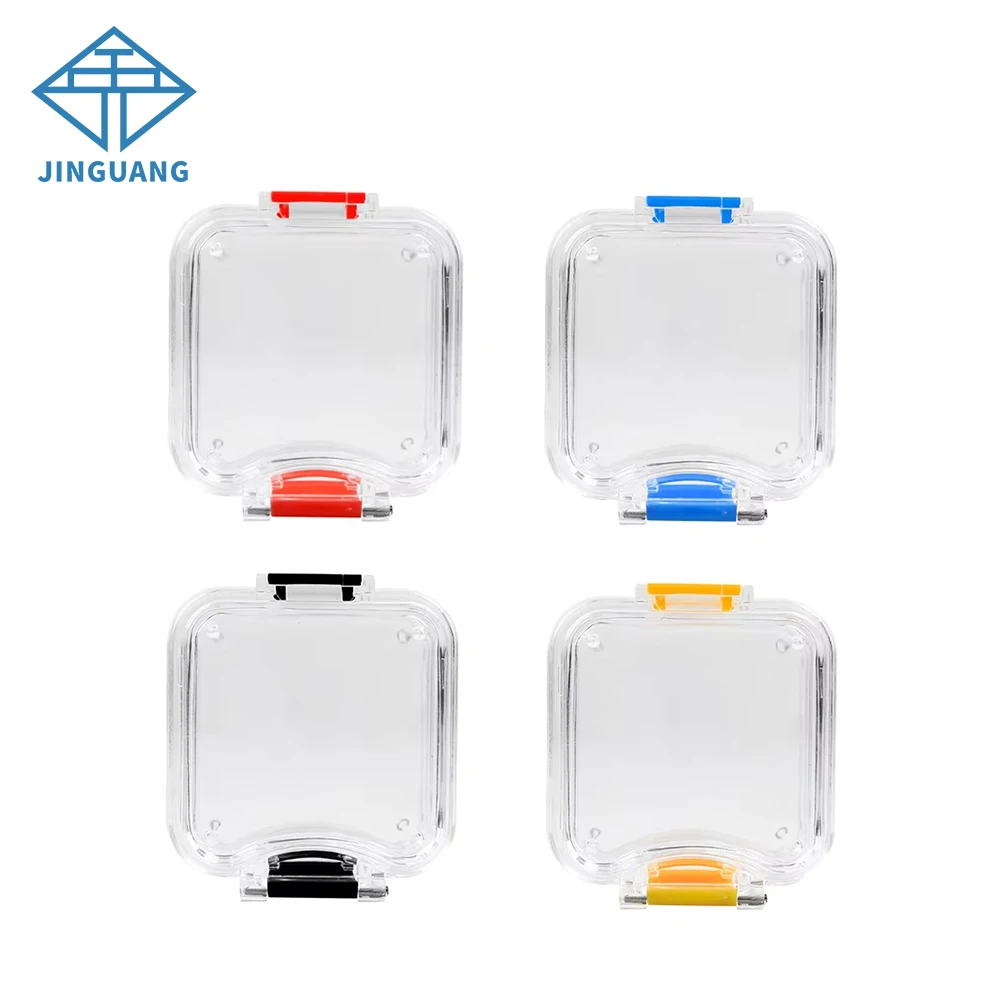 Membrane and Retention Packaging Box Plastic Storage Transport and Display Hinged Case