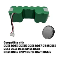 .High Quality Battery for Ecovacs Deebot DM88 DG716  DE33 DE35 DE55 DE5G DD35 12V 4800mAh Robot Vacuum Cleaner Batttery Pack❕✅
