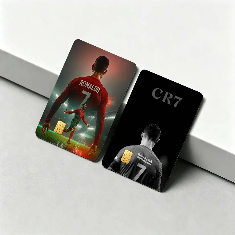So Cool C-Cristiano Ronaldo CR7 1Set 4Pcs Waterproof Card Skin Stickers for Credit Bus IC Cards