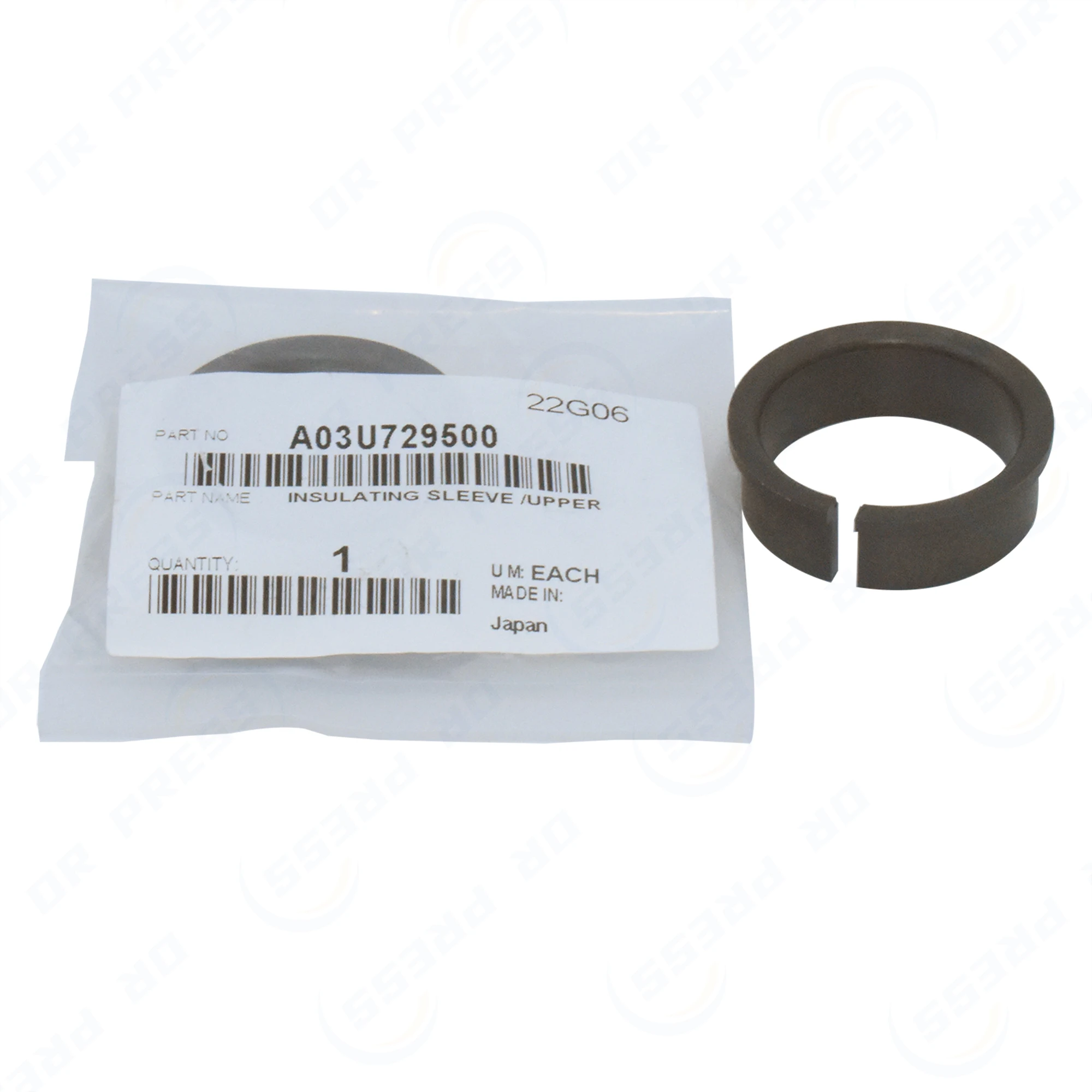 A03U729500 Upper Fuser Insulating Sleeve for Konica Minolta C1060 C2070 C3070 C2060 C1070 C71hc C3080