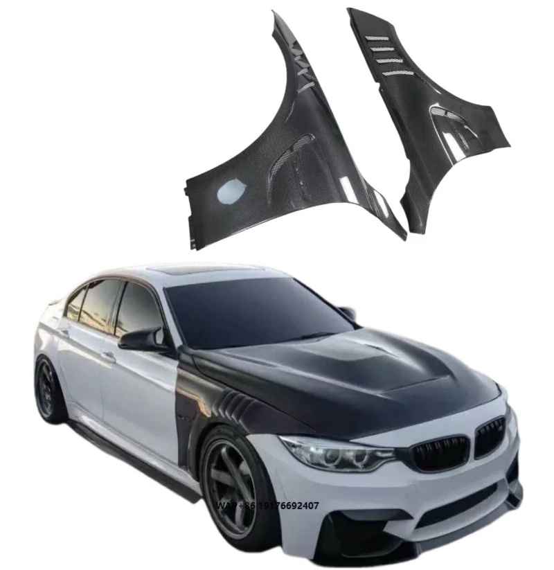 For  M3 M4 F80 F82 Carbon Fiber Body Kit Fender