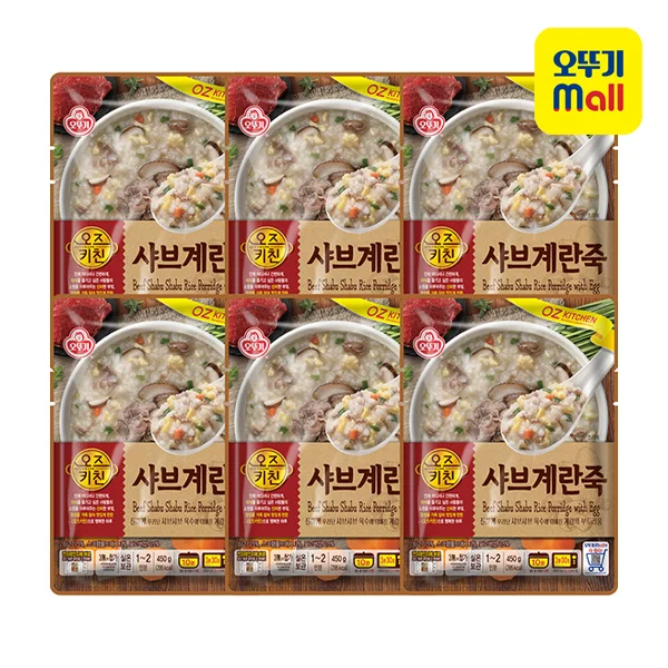 OTOKI Oz Kitchen Shabu Egg Porridge 450g X 6ea