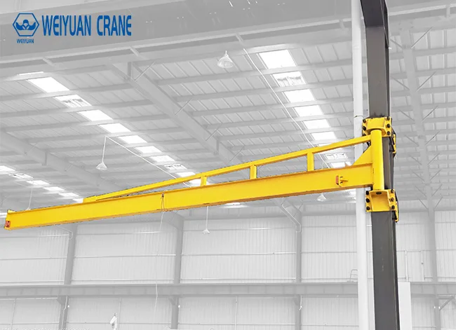 High Standard 1-5Ton Wall Crane Single Speed Pendant Control Lifting Hook Electric Chain Hoist Fixed Swivel Wall Crane