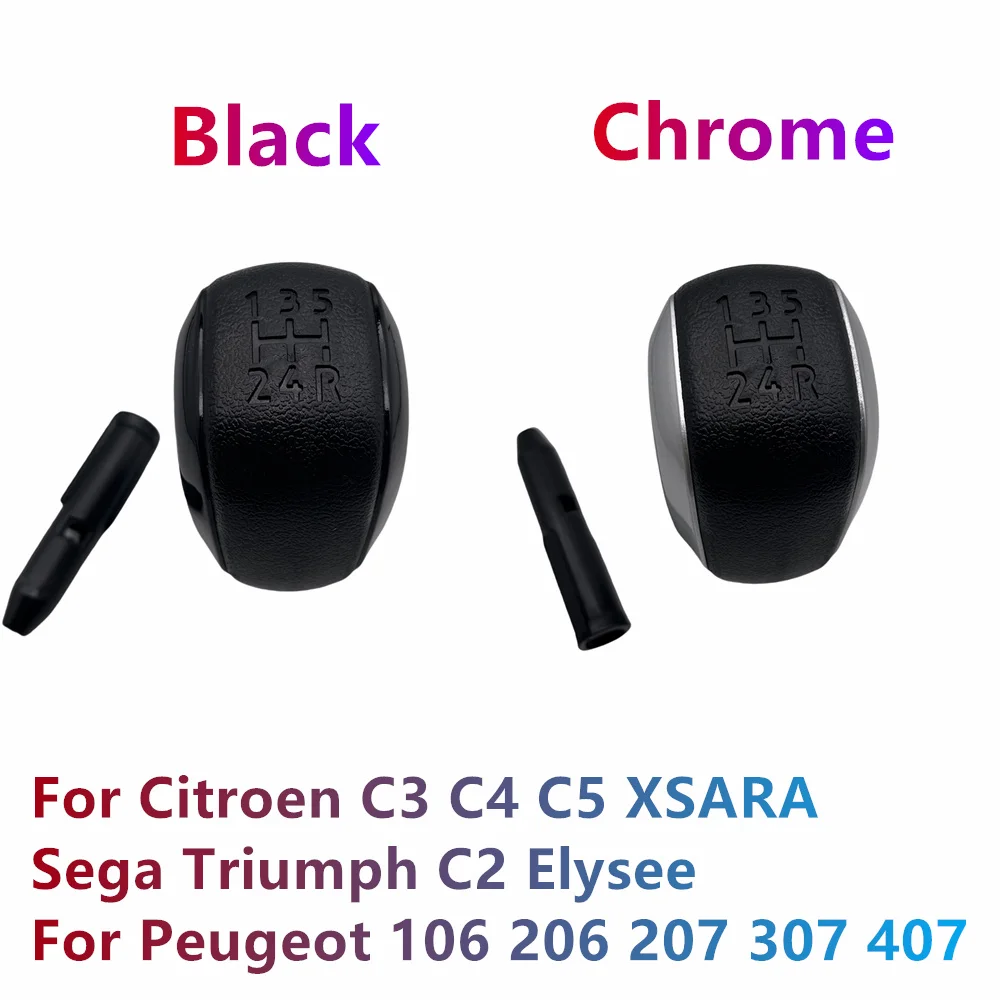 

Ручка переключения передач 5-скоростная крышка ручной ручки для Peugeot 106 206 207 307 407 для Citroen C3 C4 C5 XSARA Sega Triumph C2 Elysee