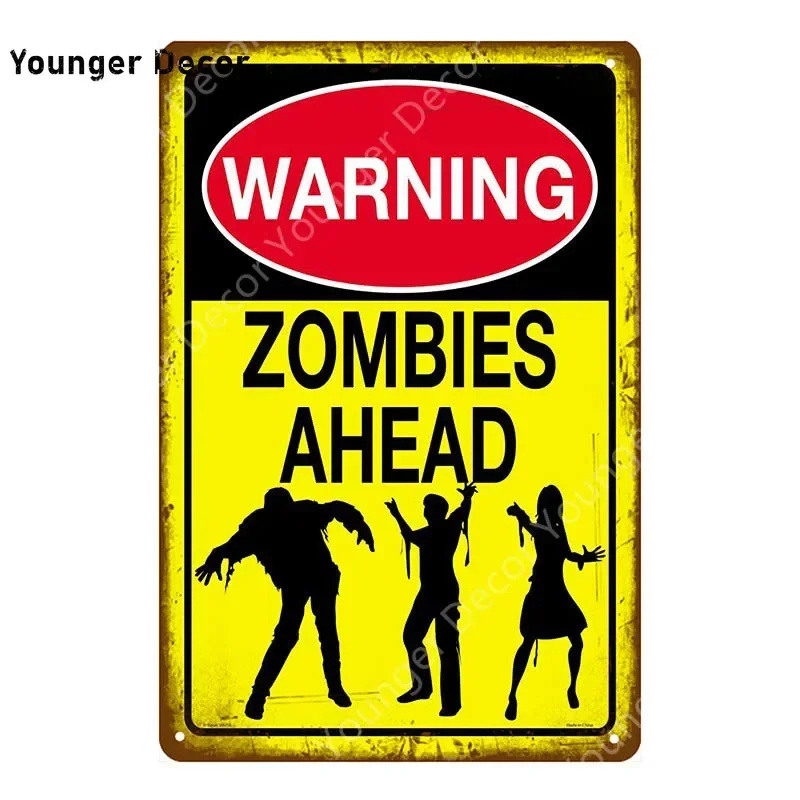 تحذير غيبوبة أمام لوحة خطر إبقاء معدن القصدير تسجيل Vintage ملصق جدار الفن اللوحة اللوحة بار حانة نادي ديكور المنزل YI-016 #2