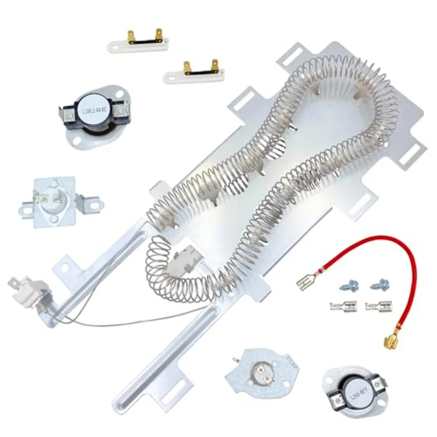 

Dryer Heating Element for Maytag Bravos Dryer MEDB725BW0 MEDB880BW0 MED7100DW1 MED3000BG0 MED3000BW0 MED3500FW0 WED9200SQ0 WED7