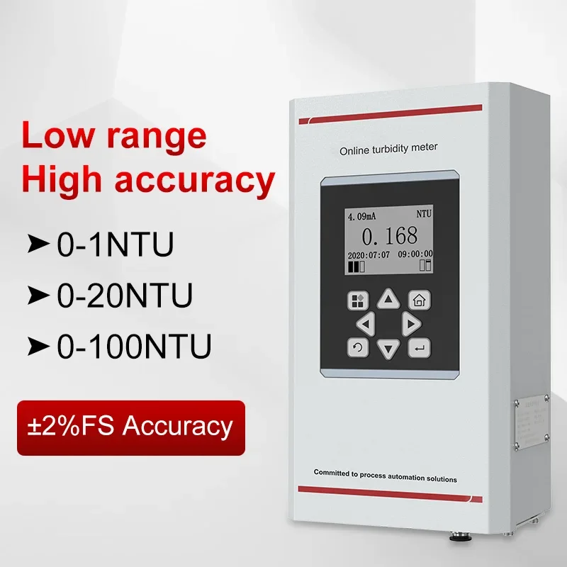 

Hot Online Digital Turbidimeter Sensor Water Turbidity Measurement Low Range Industrial Waste Water Treatment OEM Customization