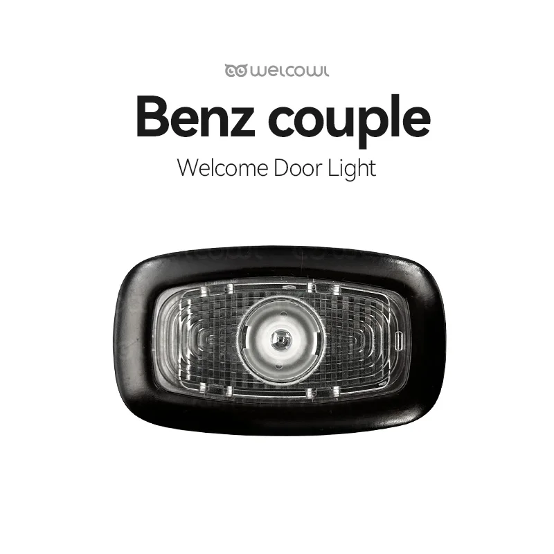 Welcome Light For Benz CLS W257 CLA W118 S class W222 couple GT W190 Ecouple A207 C207 Car Door Lamp Auto Accessories Icon Glass