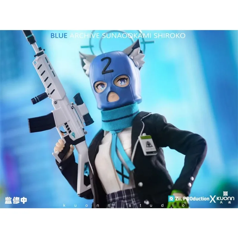 Spot ZII.PRODUCION: Longevidade Estúdio Azul Arquivos Areia Lobo Branco 1/6 Produto Acabado Boneca Móvel Modelo Brinquedo Presente Ornamento