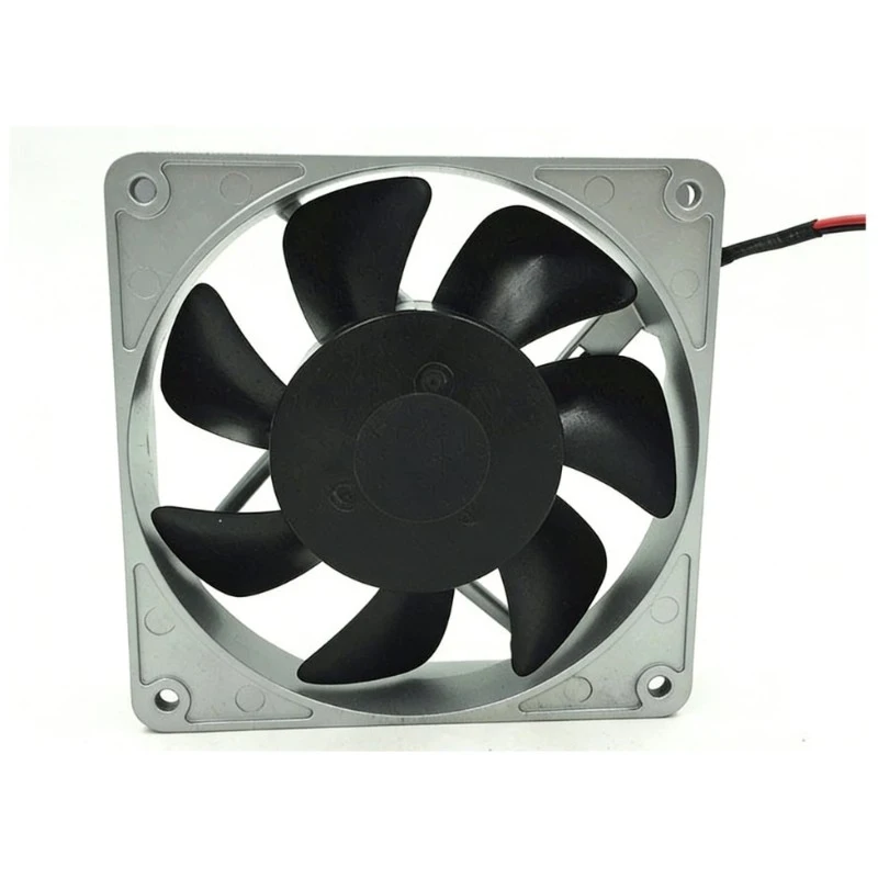 D 1 PCS Aluminum Frame Dual Ball 2-Wire Cooling Fan For Sanyo 109E1224H101 12025 12CM 24V 0.30A