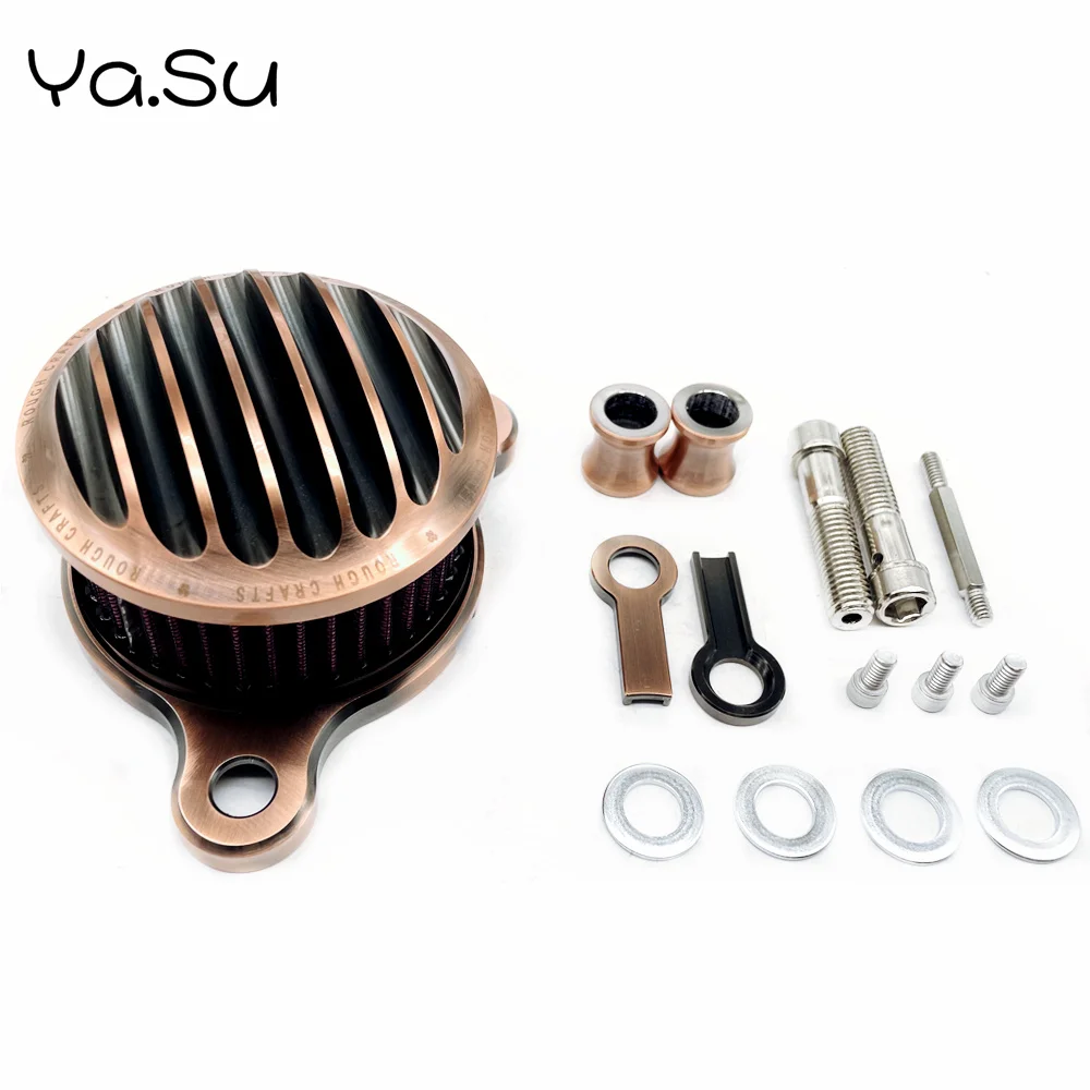 

Motorcycle Accessories High Flow Sports Air Washer Cleaner Filters Intake Suction System For Harley Sportster XL883 1200 48