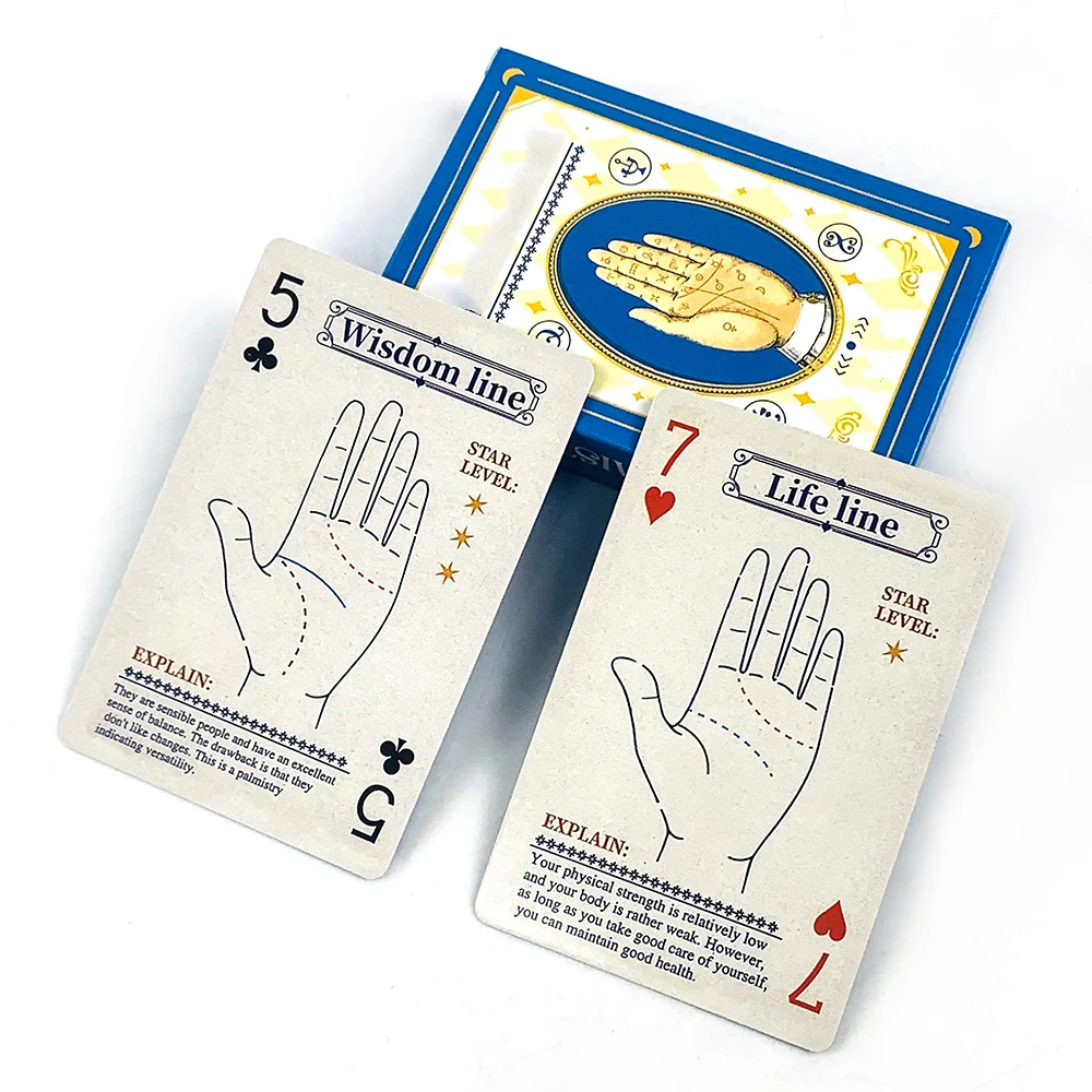 

New Game Cards 56pcs Fortune Telling Divination Poker Playing Cards Playing Cards Play Card Game Self-discovery Tool Gift Giving