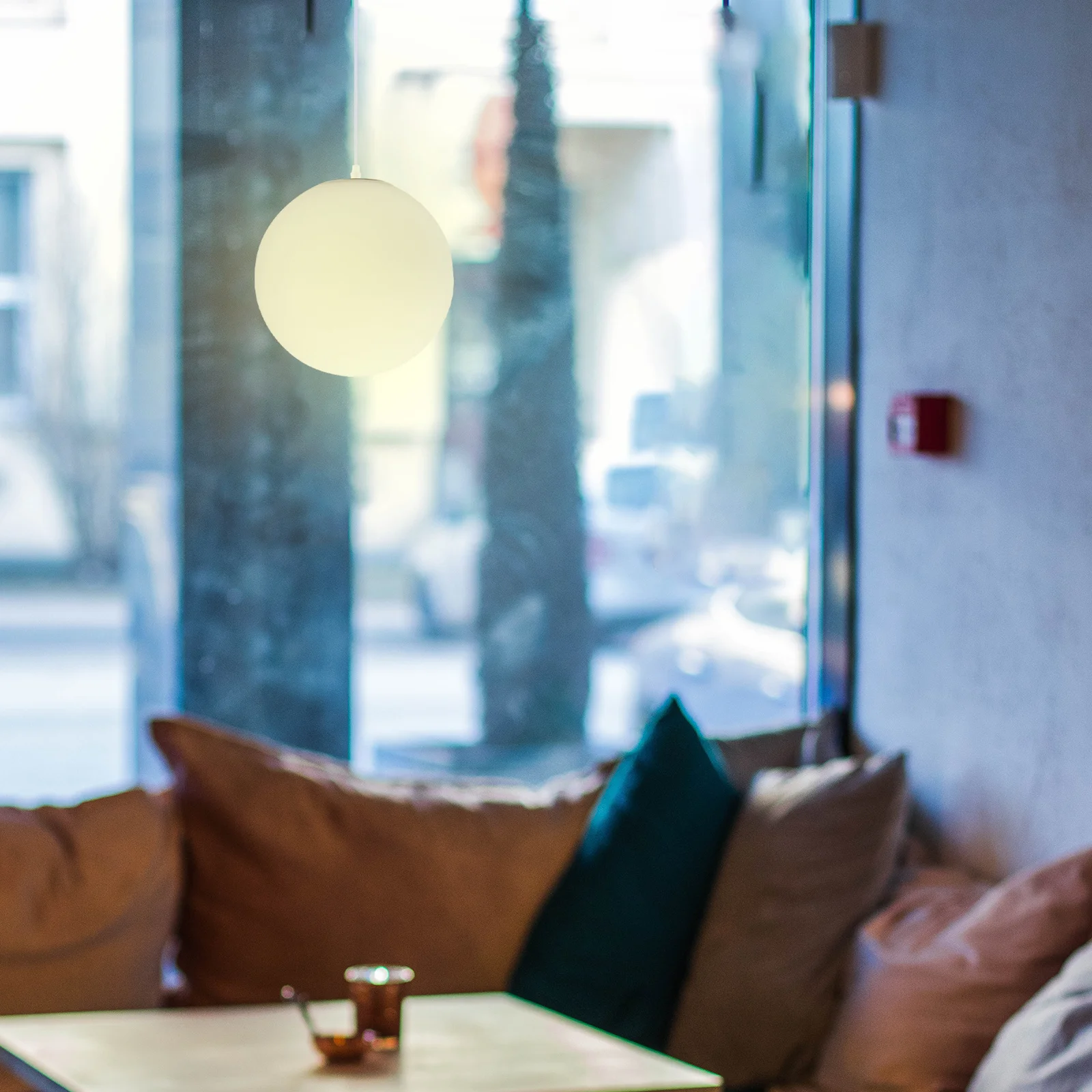 

Creative Spherical Lampshade Clear Glass Frost Texture Easy Install for Indoor Outdoor Decorative Lighting Solutions