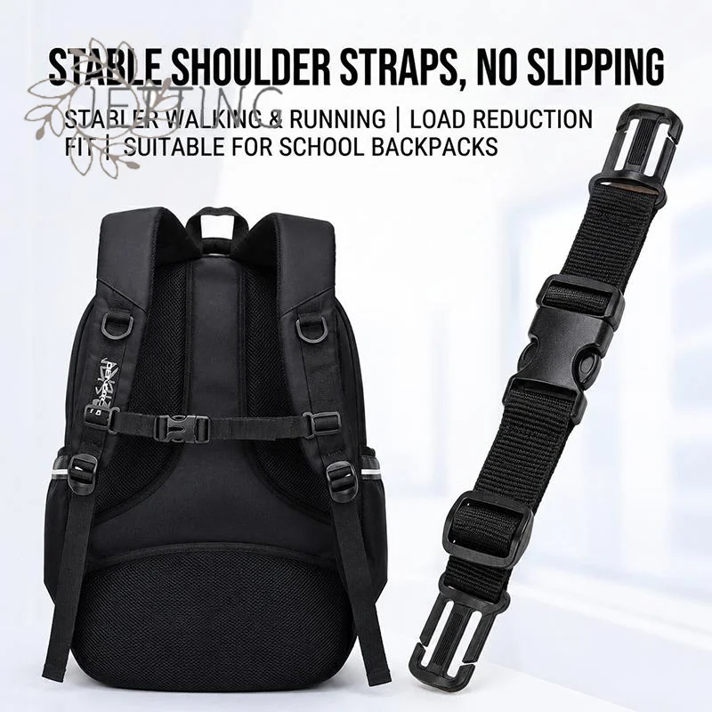 (DP11)Universal Backpack Chest Strap, Heavy Duty Adjustable Backpack Sternum Strap Chest Belt With Quick Release Buckles Gift