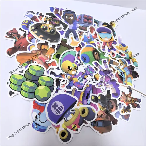 귀여운 오토바이 스케이트보드 노트북 10 진수 스티커, 방수 클래식 아이 장난감, 레온 스파이크 니타 스티커 장난감, 10 개, 30 개, 50 개