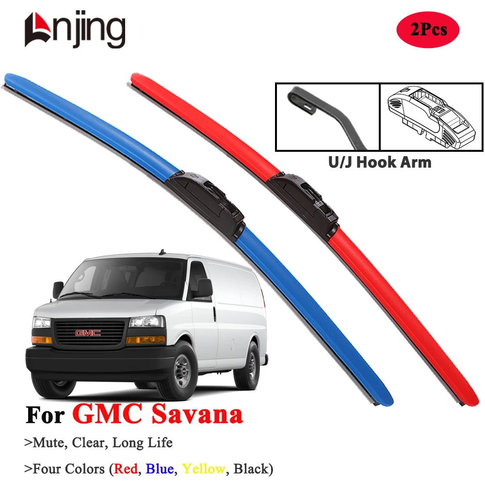 

LNJING Wiper Blades For GMC Savana 1500 2500 3500 4500 1996-Now