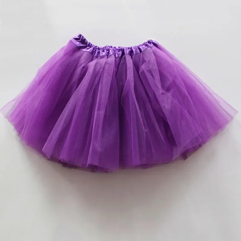 2024 New Baby Girl Clothes Pink Tutu Skirt Kids Princess Girls Skirt Ball Gown Pettiskirts Birthday Party Kawaii Mesh Skirts