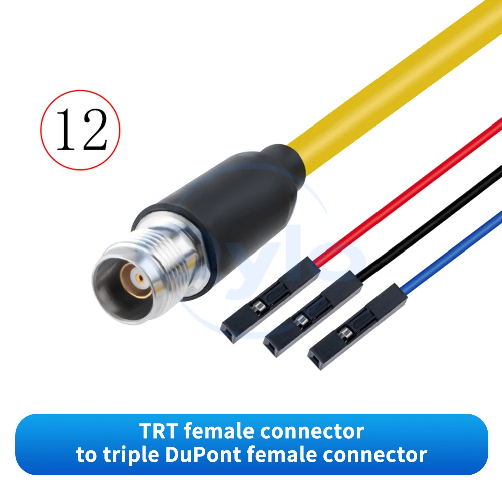 TRT to DuPont Triple Coaxial Test Adapter Cable TRC50-2 Low Noise TRT/DuPont (1 pcs)