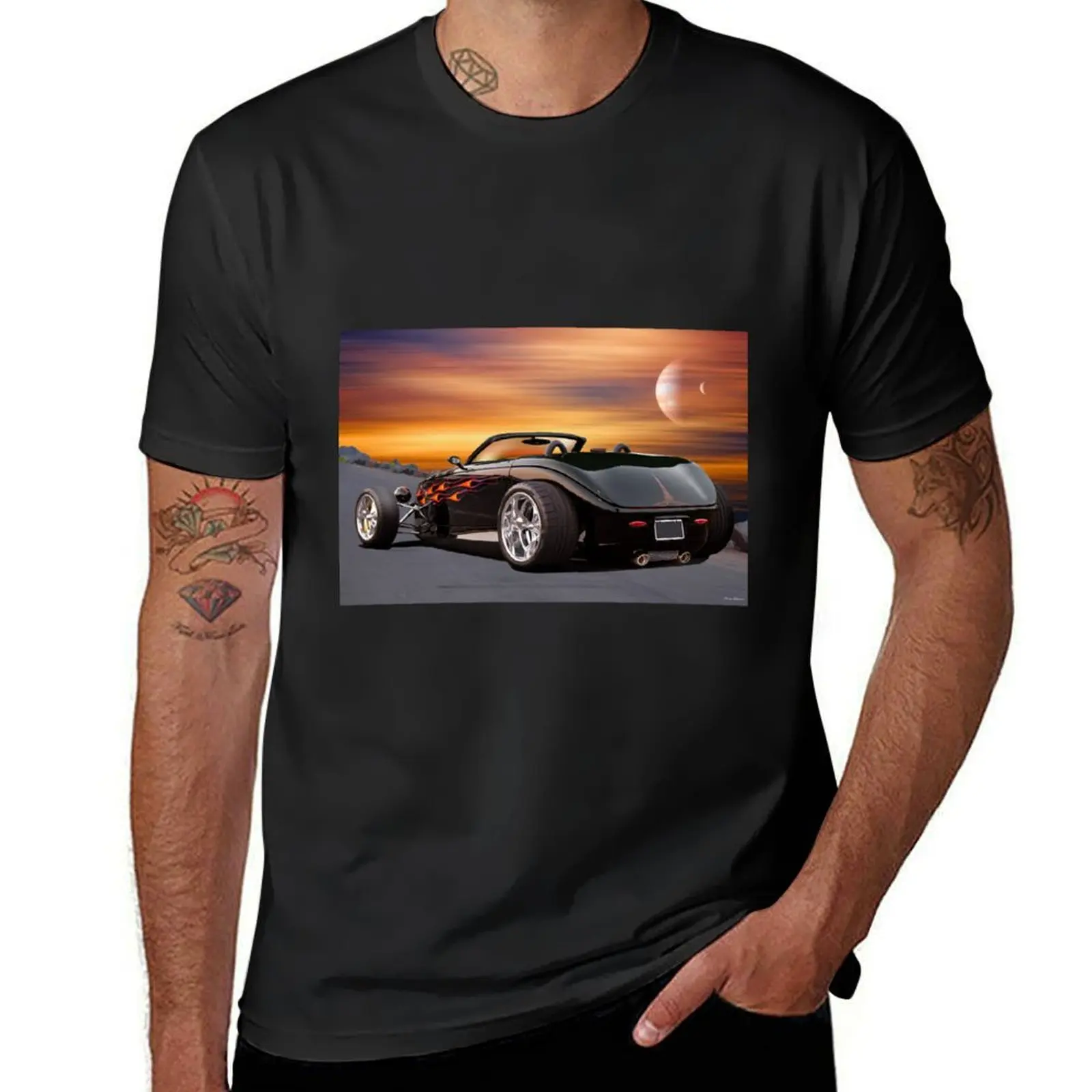 2007 Plymouth 'Gentleman's' Prowler T-Shirt boys whites aesthetic clothes anime clothes men graphic t shirts