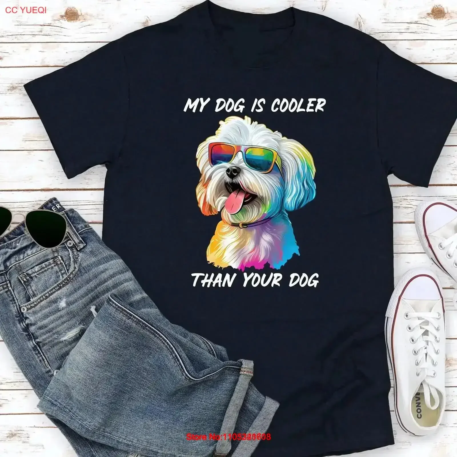 

Футболка с мальтийской собакой в стиле поп-арт, забавная футболка для любовника, мамы, папы, новый подарок для родителей, винтажный, слегка стильный, мягкая модная графика