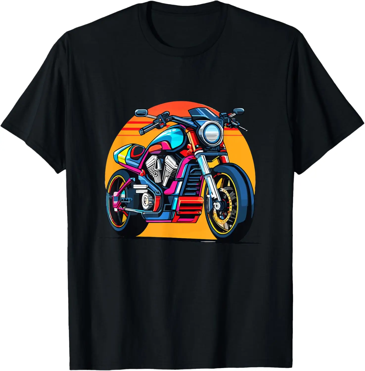 

Retro Cafe Racer Motorcycle Bike Club T-Shirt Motorcycle