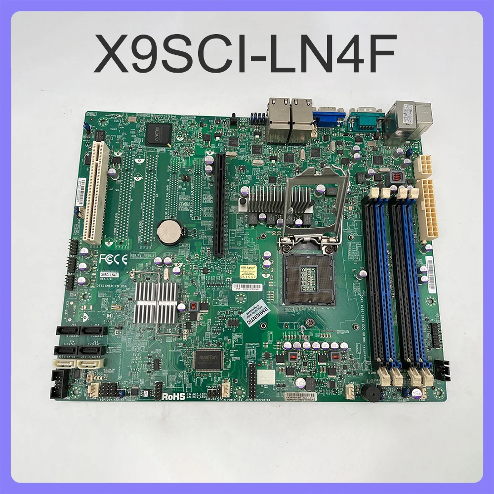 Xeon E3-1200 V1/V2 Series 2nd and 3rd Gen Core i3 DDR3 LGA1155 For Supermicro Motherboard X9SCI-LN4F