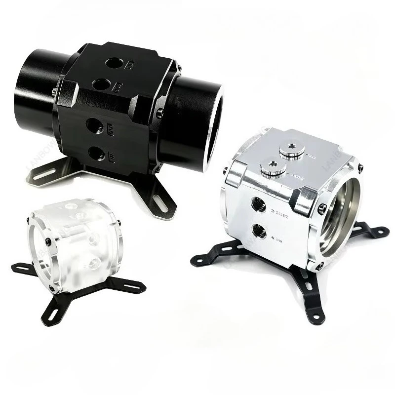 EVO D5 Pump Cover Armor Shell, Serial Connection Pump Top for Dual D5 Water Cooling Pumps