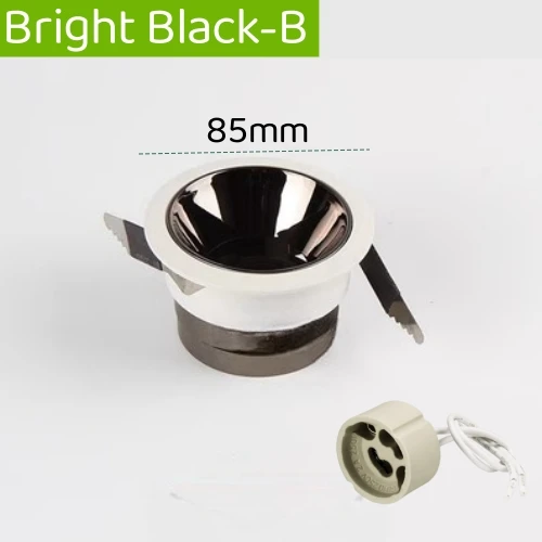 Smalle Velg Verzonken Led Plafond Downlight Anti-Glare Mount Frame GU10/MR16 Lamp Socket Base Indoor Spot Verlichting montage Beugel