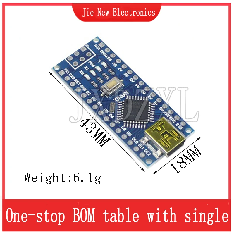 Type-C USB Nano 3.0 With Bootloader Compatible Nano 3.0 Controller For Arduino CH340 USB Driver 16Mhz Original IC ATMEGA328P