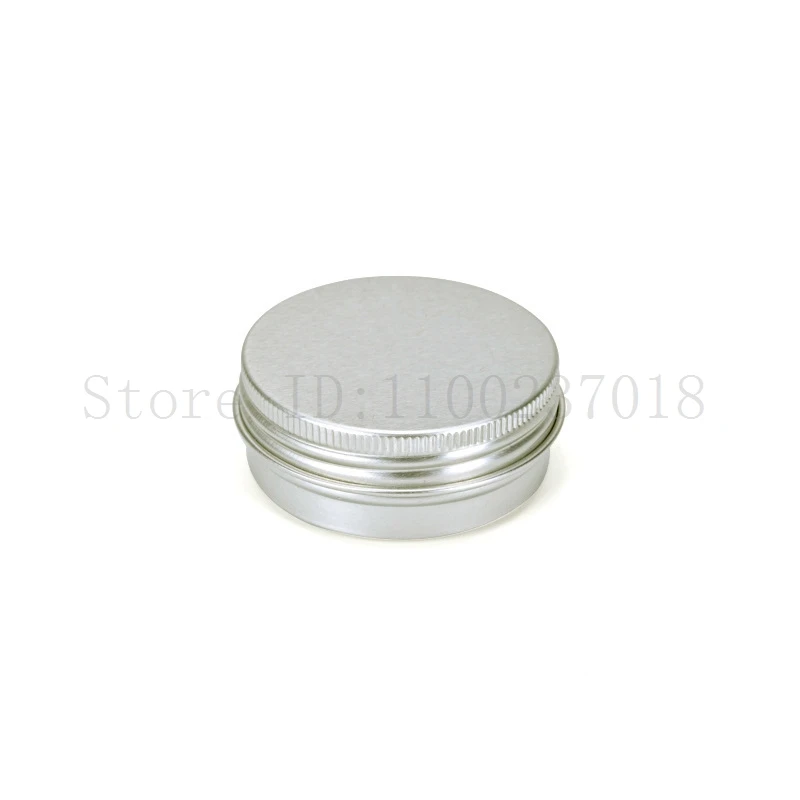 5-250ml Aluminum Tin Jars Lip Balm Container With Screw Thread Lid Candle Ceam Jar Cosmetic Tea Cans Box