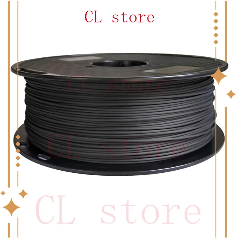 

Углеродное волокно, нить для 3D-принтера ПК, черное углеродное волокно, 1,75 мм, 1 кг (2,2 фунта), катушка, материал для 3D-печати PC CF