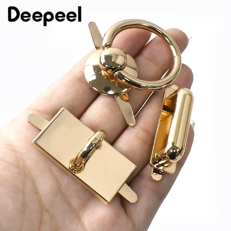 2/4/10Pcs Metal Ring Buckle  Bag Side Clip Clasp for Handbags Handle Strap Arch Bridge Connector Hook DIY Hardware Accessories