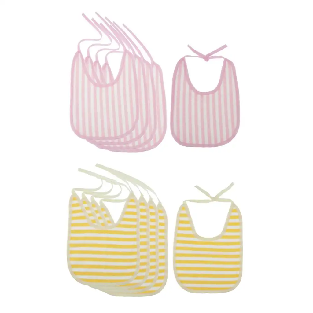 

Waterproof Eating Bib Cotton Adults Bib Stain Resistant Mealtime Apron Protector for Elderly Patients and Care Needs