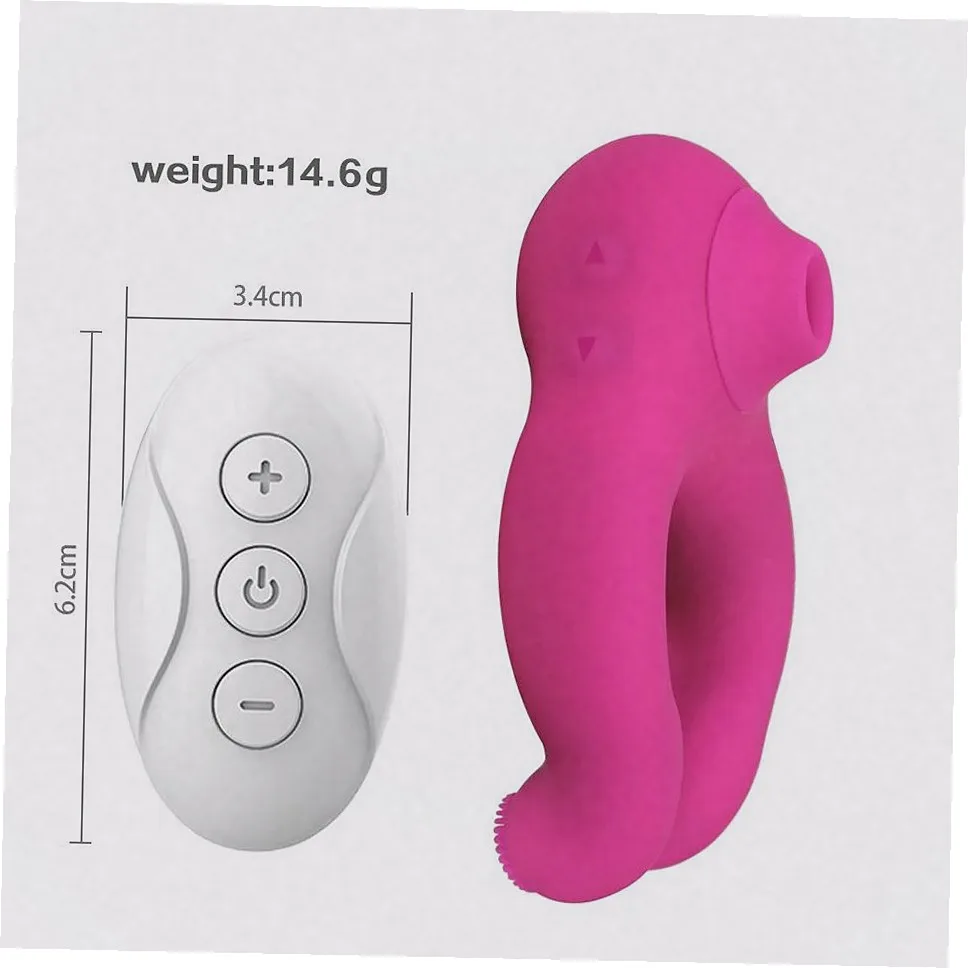Tongue Licking Vibrator Penis Ring Vibrator Vibrating Cock Ring  Enlarger Ring Sex Toys For Men Couples Vibrator Dick view 3