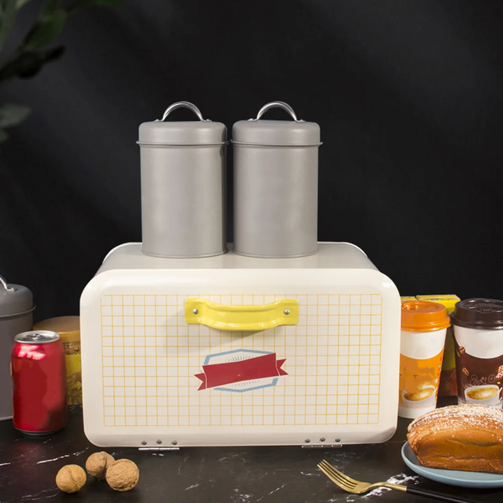

Large Capacity Bread Box Airtight Kitchen Bread Container Snacks Storage Organizer Countertop Cake Box Household Food Case